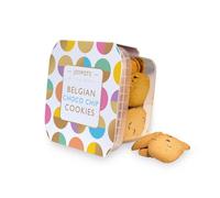 Joypots Choco Chip Belgian Cookies 180g - Crunchy Belgian-Style Cookies with Chocolate Chips in Resealable Tub, Sweet Treat Ideal for Coffee, Gifting or Sharing Moments