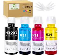 JoyPrinting 32XL Ink Compatible with HP 31XL 32XL Ink Cartridges Refill Ink for Smart Tank 502 510 513 514 517 532 533 534 536 539 617 670 675 720 725 750 755 790 790 790 755 95 519905 6001 6005 6006