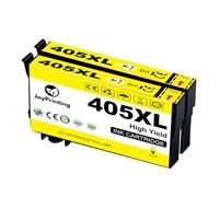 JoyPrinting 405XL Replacement for Epson 405 405XL Ink Compatible with WorkForce Pro WF-3820DWF WF-3825DWF WF-4820DWF WF-4825DWF WF-4830DTWF WorkForce WF-7310DTW WF-7830D WF-7835D WF-7840D(2 Yellow)