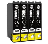 JoyPrinting 4X 603XL Black Ink Cartridges Replacement for Epson 603 Ink Cartridges for Epson Expression Home XP-2100 XP-2105 XP-3100 XP-3105 XP-4100 XP-4105, Workforce WF-2810 WF-2830 WF-2835