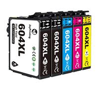 JoyPrinting 604XL Ink Cartridges Replacement for Epson 604 XL Ink Cartridges Multipack Compatible with Epson XP-2200 XP-2205 XP-3200 XP- 3205 XP-4200 XP-4205 WF-2910 WF-2930 WF-2935 WF-2950 (5 Pack)