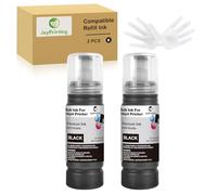 JoyPrinting EP-104 Ink Black Compatible with EP-104 Printer Cartridges Refill Ink Multipack for Epson Ecotank ET-1810 ET-2710 ET-2711 ET-2712 ET-2714 ET-2811 ET-2812 ET-2814 ET-2815 2822 6, 2X 7. 60