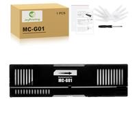 JoyPrinting MC-G01 Maintenance Box Compatible with MAXIFY GX7080 G6090 G6092 GX7090 GX7091 GX7092 GX6030 GX7030 GX6040 GX7040 GX6050 GX7050 GX6060 GX7060 GX6070 GX7070 GX6080 Printer (3 Black)