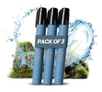 Joypur Ultralight Personal Water Filter Straw for Hiking, Camping and Travel - Essential Emergency Survival Gear & Backup Water Filtration Solutions Water Straws to purify Filter (3Pack, Blue)