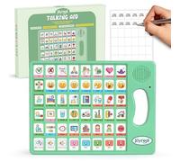 Joyreal AAC Device for Autism, Non Verbal Communication Tools for Speech Therapy & Stroke Rehab. Autism Communication Board with 5 Programmable Buttons & Adjustable Volume, Autistic Kids Must Haves
