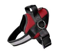 Joyride Basic Essential Dog Harness 1.0 - Small, Medium, Large Dogs, No-Pull Pet Vest with 3 Side Rings for Leash Placement, Adjustable for Training (Red Rsuh, XS)