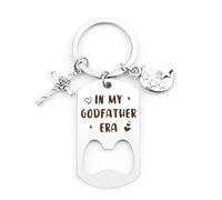 JoyrnalK Godfather Gifts Keychain Easter Gifts Godfather Presents Easter Basket Fillers Godfathers Birthday Gift Godparent Gifts Godparent Thankyou Present Christmas