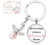 JoyrnalK Granny Gifts for Granny Keyring Easter Gifts for Nanny Easter Basket Fillers Grandma Birthday Gift from Grandchildren Gift for Nan Nana Nanna Granny Gran Nonna Ideas for Womens Day Christmas