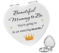 JoyrnalK Mummy To Be Compact Mirror Mum To Be Gifts for New Mum Gift Pregnancy Gift for Pregnant Women Essentials New Mother Parents Expecting Pregnancy Announcement Mothers Day Christmas