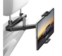 JOYROOM Car Tablet Holder [Stabilising Triangle Structure] iPad Holder for Car with Double Linkage Foldable Arm iPad Car Holder Back Seat for Kids for iPad/Switch/Phone 4.7-13" Screen Devices