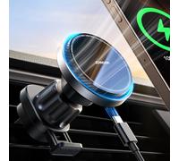 JOYROOM for MagSafe Car Mount Charger, 15W Fast Wireless Car Charger Mount, iPhone Magnetic Car Phone Holder Fit iPhone 15 14 13 12 Pro Max and MagSafe Case