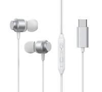 JOYROOM JR-EC06 Type-C Series Wired Metal In-Ear Earphones - Silver