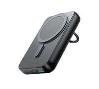 Joyroom JR-W050 20W Mini Magnetic Wireless Power Bank with Ring Holder (Black)