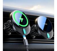 JOYROOM Magsafe Car Mount Charger, Fast Charging Magnetic Wireless Car Charger for Air Vent, 15W Magsafe Car Phone Holder Compatible with iPhone 16/15/14/13/12 Series