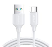 JOYROOM S-Uc027A9 3A USB-A to Type-C Fast Charging Data Cable with 1m Length, White