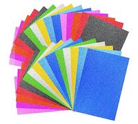 Joyseedi 30PCS A4 Glitter Cardstock Paper, 10 Colors 250gsm Sparkle Colour Cardstock Paper Craft Card Sheets, for Crafting and Decorating Origami Decoupage Sketch DIY Arts and Crafts Craft Decoration