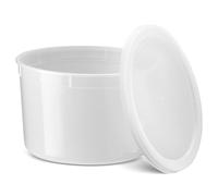 JoyServe 64 oz Plastic Containers with Lids - (Pack of 6) Food Storage Containers Half Gallon Round Plastic Deli Container with Leak-Proof Lid, BPA-Free, Freezer, Dishwasher & Microwave Safe