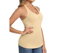 Joyshaper Shapewear Cami Tummy Control Vest Women's Shaping Tops Padded Camisole Compression Tank Tops Beige M