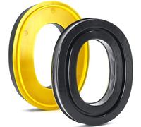 JOYSOG Gel Cushions for 3M WorkTunes/for Peltor Sport/for ZOHAN/for Prohear Hearing Protector Cover Replacement Ear Pads (Yellow)