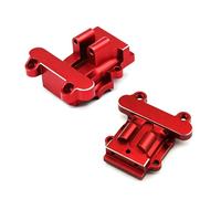 JOYSOG RC Car Gear Box Case for ARRMA 1/16 Mini Kraton 3S Metal Front & Rear Transmission Gearbox Housing Cover (Red)