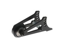 JOYSOG RC Car Head-up Wheel for Tamiya CW-01 Lunch Box/Midnight Pumpkin Aluminum Adjustable Wheelie Bar Part (Single&Black)