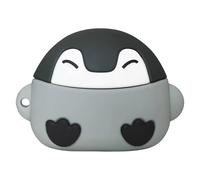 JoySolar Cute Cartoon 3D Soft Silicone Funny Case for AirPods Pro 1/2 Charging Case, Penguins