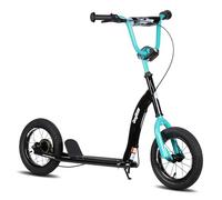 JOYSTAR Conway 12-inch kick scooter for children aged 5+, lightweight 12" children's scooter with adjustable handlebars, 2-wheel scooter for boys and girls, black