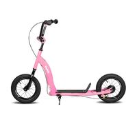 JOYSTAR Conway 12-inch kick scooter for children aged 5+, lightweight 12" children's scooter with adjustable handlebars, 2-wheel scooter for boys and girls, pink