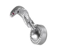 Joystick Car Starter Protector - Snake Head Push Start Ignition Toggle, Single Unit Automotive Styling Accessory for -Click Engine Fire, Heavy Duty Metal Cover for Sedans, Pickups and SUVs