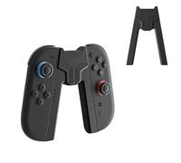 Joystick Charging Grip Handle For switch2 V-Shaped Gamepad Grip Controller with Battery Indicators Charger Accessories (Black)