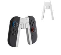 Joystick Charging Grip Handle For switch2 V-Shaped Gamepad Grip Controller with Battery Indicators Charger Accessories (White)