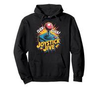 Joystick Jive Pop Culture Retro Video Game Pullover Hoodie