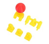 Joystick Keycap, 4 Key Linkage 3D Printed Retro Keycap for Mechanical Keyboard WASD Keys (Yellow Red)