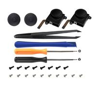 Joystick Replacement, Hall Sensing Repair Tool Kit For Nintendo Switch, Include 2PCS Analogue Joystick, 2PCS Thumbsticks, T6/T8 Screwdriver, Tweezer, 18PCS Screws, Pry Bar