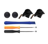 Joystick Replacement, Hall Sensing Repair Tool Kit, Joy Con Controller Repair Kit For Nintendo Switch, Include 2PCS Analogue Joystick, 2PCS Thumbsticks, T6/T8 Screwdriver, Pry Bar