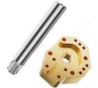 Joystick Soldering Iron Tip with Adapter for Game Controllers - Copper Replacement Solder Tips Fast Heat Transfer Precision Repair Tool Silver