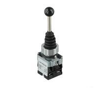 Joystick Switch for XD2-PA22CR & XD2-PA24CR, 2-Position Momentary Rocker Switch with Spring Return, 600V/10A Industrial Control Switch, 22mm Moun