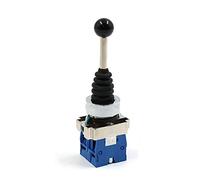 Joystick Switch, Spring Return Joy Stick Joystick Switch with Mounting Hole Diameter 22mm for Automation and Safety Field (2-position Momentary)