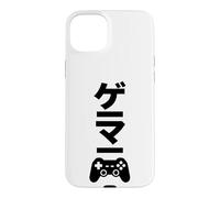 Joystick Vertical Video Game Japanese Language Gamer Case for iPhone 15 Plus