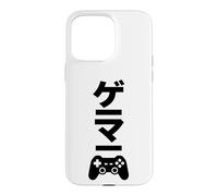 Joystick Vertical Video Game Japanese Language Gamer Case for iPhone 15 Pro Max