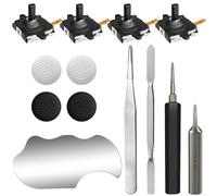 Joysticks Replacement for Meta Quest 3 Controllers (13 in one) - DUXICEPIN Repair Kit Accessories for Meta Quest 3 Controller, Include 4 Joysticks, T5 Screwdriver, Tweezer, Pry Tool