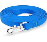 Joytale 5M 10M 15M 20M Long Line Dog Lead, Waterproof Training Lead for Medium, Large and Extra Large Dogs, Strong Long Dog Leash, Blue, 10M