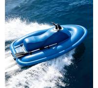 Joytar Inflatable Jet Boat with 700W Electric Motor, Foldable Electric Jet Ski Water Scooter, Inflatable Water Surf Boat, Portable Motorized Watercraft for Diving, Swimming & Water Sports