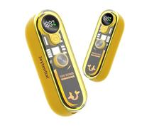 Joytential Magnetic Hand Warmers Rechargeable, 2 in 1 Electric Handwarmer, Portable USB Hand Warmers, 4 Heat Settings, Handwarmers Gifts for Gaming Outdoor Travel Camping, Yellow