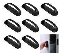 Joytey 8 PCS Drawer Pulls Self-Adhesive Cabinet Pulls Self-Stick Door Handles Adhesive Furniture Handle Wardrobe Handle No Drilling Required, Window Pull Cupboard Dresser Knobs Auxiliary Handle Pull