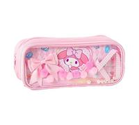 Joytop Marshmallow DIY Pencil Case for Large Capacity - Soft Plush Zipper Bag - Cute Multifunctional Pencil Bag Stationery Organizer for School & Travel (Pink)