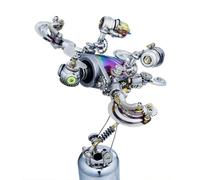 Joytopiaminds 3D Metal Puzzle for Adults, 320+PCS DIY Assemble Zombie Turtle Model Kit, Creative Desk Decorations for Home & Office