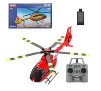 Joytopiaminds C190 H145 1/30 Scale RC Helicopter with 6-Axis Gyro for Adults, 2.4G 6CH Single-Rotor Remote Control Helicopter with Altitude Hold & Optical Flow Positioning