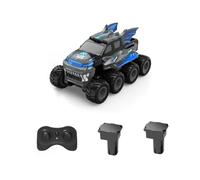 Joytopiaminds Cyberpunk Pickup Off-Road Monster Truck, 2.4G 8WD Multi-terrain Water and Land Monster RC Car with LED Lights & Dynamic Music - RTR