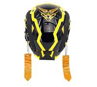 Joytopiaminds Full-Face Mask, Mechanical Futuristic Punk Masks, Tech wear Mask with LED Light for Halloween Cosplay & Parties